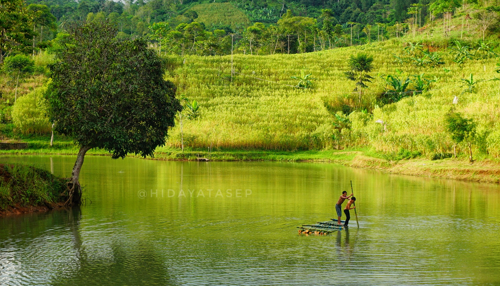 Pemandangan Alam Desa Wisata Hanjeli Sukabumi